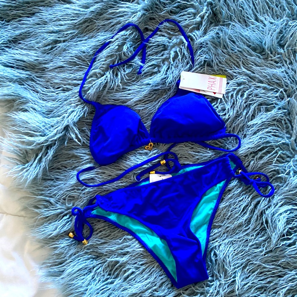 Phax Colombian Bikini set Blue Marine color